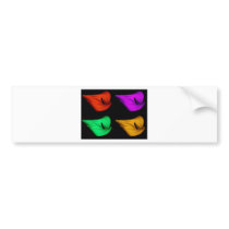calla colour bumper stickers