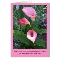 Calla Lilies - Blank Card by socallaghan Calla Lilies - Blank Card