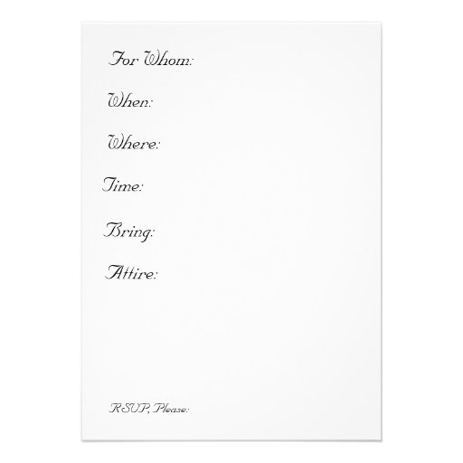 Calla Lilies Bridal Shower Invitation