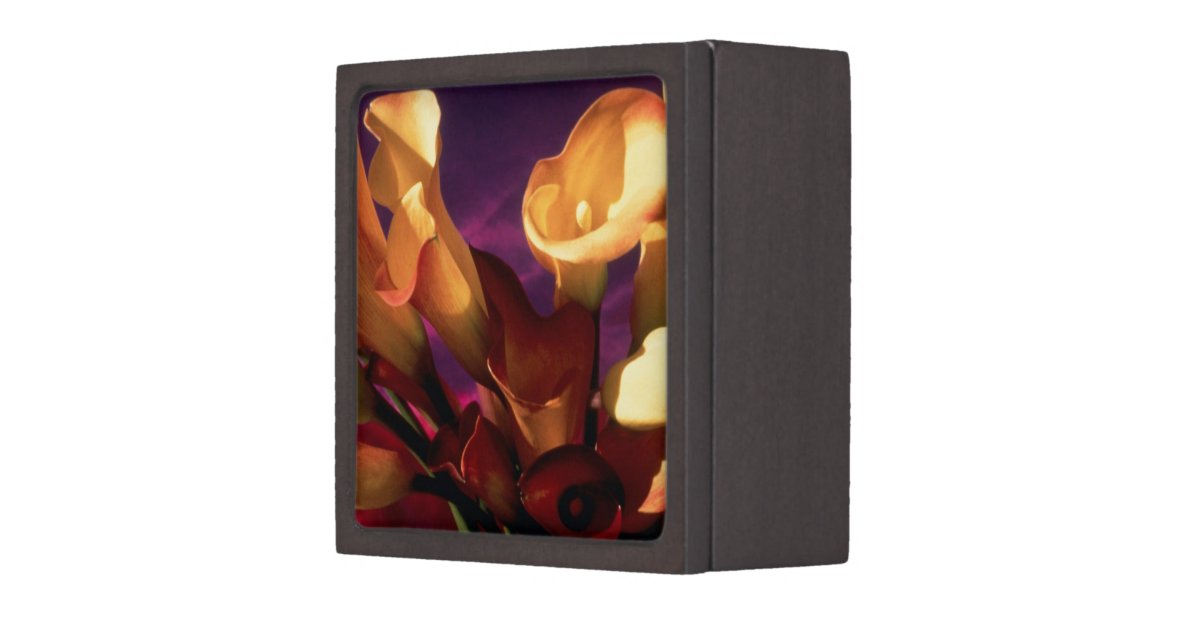 Calla Lilies Collection Keepsake Box Zazzle