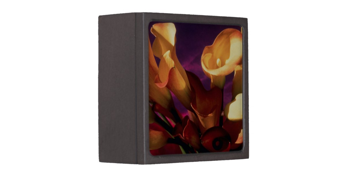 Calla Lilies Collection Keepsake Box Zazzle