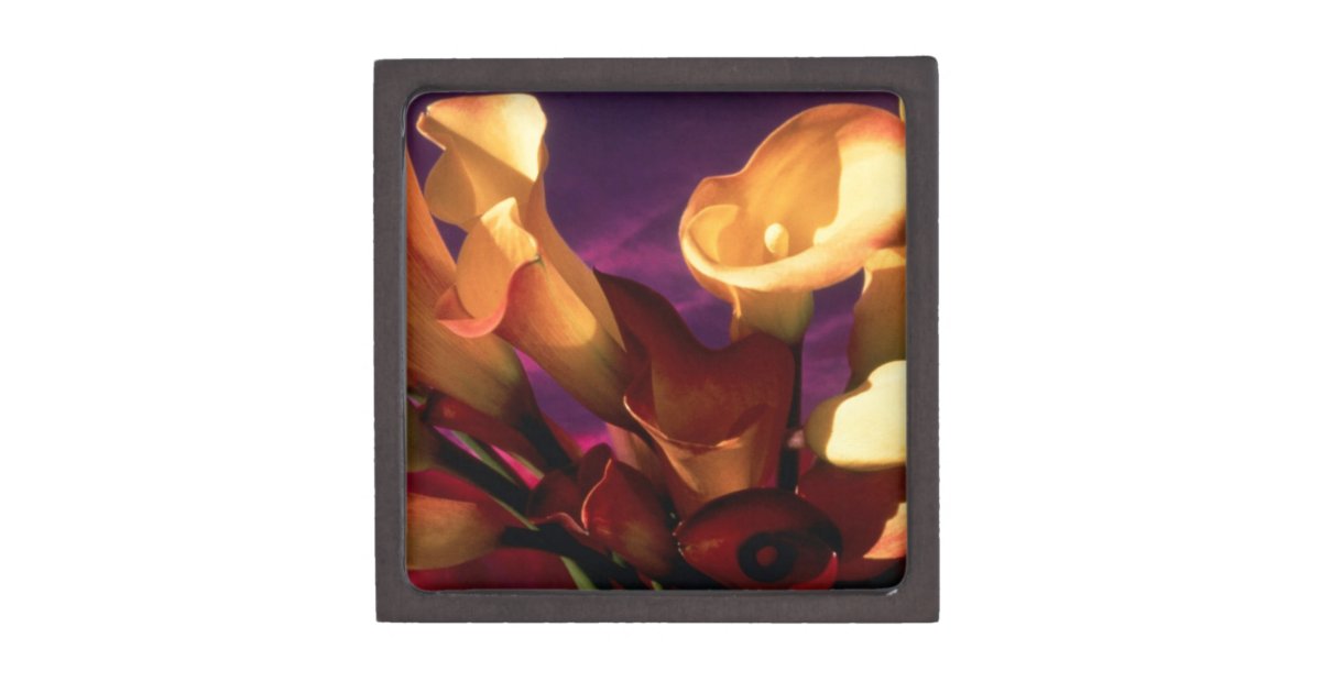Calla Lilies Collection Keepsake Box Zazzle