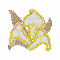Calla Lilies embroidered shirts