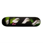 Calla Lilies & Leaves Skateboard