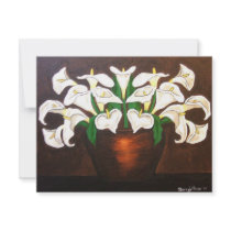 Calla Lillies invitations