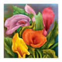 Calla Lillies Poster posters