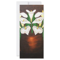 Calla Lillies Rack Card