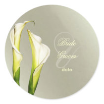 Calla Lillies wedding stickers
