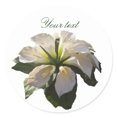 Calla Lilly Bouquet~Custom Stickers