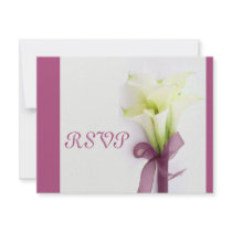 Calla Lilly Bouquet RSVPs require 5x7 invitations