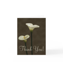 Calla Lilly Thank You Card