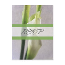 Calla Lily 1 RSVP Wedding Postcards