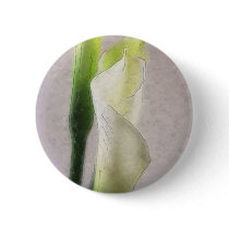 Calla Lily 1 Watercolor Pin