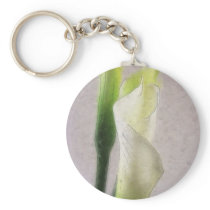 Calla Lily 1 Watercolor Key Chains