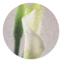 Calla Lily 1 Watercolor Stickers