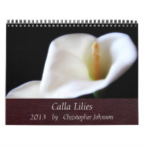 Calla Lily 2013 Calendar calendars