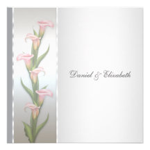 Calla Lily 25th Anniversary Party Invite