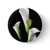 Calla Lily 3 Pinback Buttons
