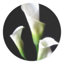 Calla Lily 3 Round Stickers