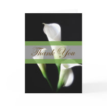 Calla Lily 3 Thank You Greeting Card