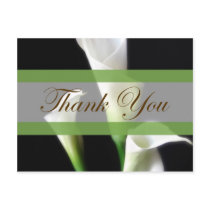 Calla Lily 3 Thank You Postcards