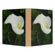 Calla Lily 8 Watercolor Binder