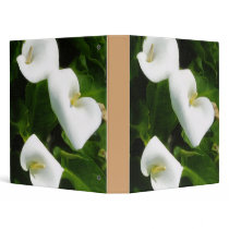 Calla Lily 9 Vinyl Binders