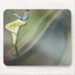 Calla Lily and Butterfly Mouse Pads