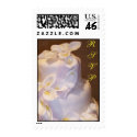 Calla Lily and Pearls Wedding Cake postage