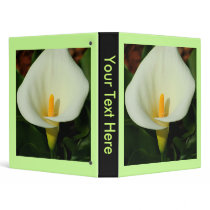 Calla Lily Binder