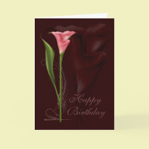 Calla Lily Birthday cards