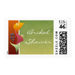 Calla Lily Bridal Shower postage stamps
