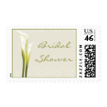 Calla Lily Bridal Shower postage stamps