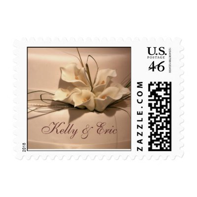 Calla lily cake postage - small