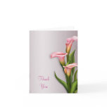 Calla Lily Floral Thank You Card