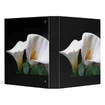Calla Lily Flower on a Binder