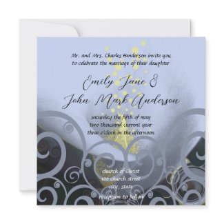 Calla Lily Flower Wedding Invitation invitation