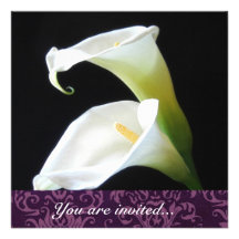 Calla Lily Invitation