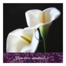 Calla Lily Invitation