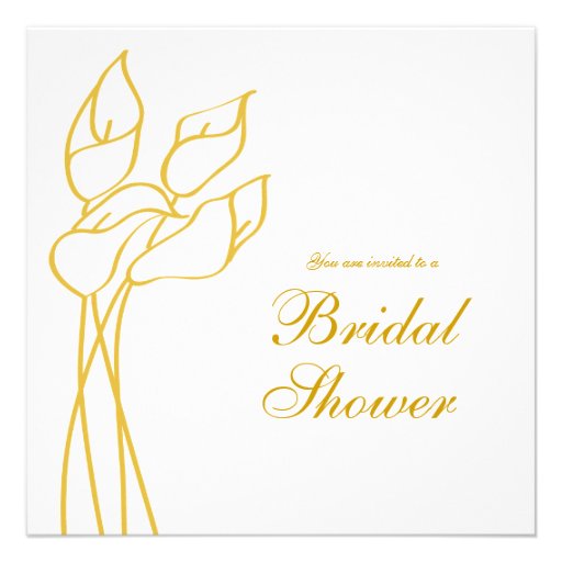 Calla Lily Invite