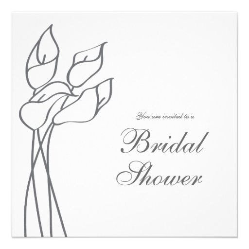 Calla Lily Invite