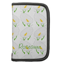 Calla Lily Just Add Name Planner