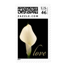 Calla lily Love Postage Stamps