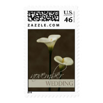 Calla Lily - November Wedding Postage postage