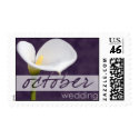 Calla Lily October postage