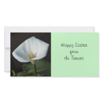 Calla Lily Photo Card Template