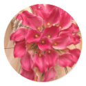 Calla Lily Pink Wedding Sticker by JoyOfLife Calla Lily Pink Wedding Sticker
