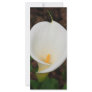 Calla lily rack card design
