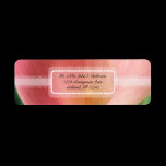Calla Lily Retrun Address Label