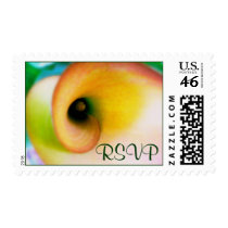 Calla Lily RSVP postage postage by PMCustomWeddings Calla Lily RSVP postage postage